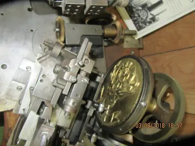 0365 RA Lienhard Chaux-De-Fonds Engine Turning Machine Circa 1904