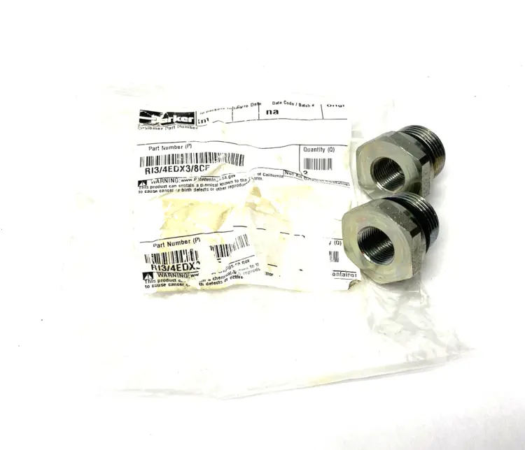 Used PARKER ERMETO DIN REDUCER PLUG BSPP STEEL Connector Accessories | Maverick Industrial Sales #1099462