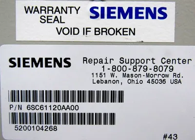 REFURBISHED SIEMENS 6SC6112-0AA00 SIMODRIVE G600 D490/16 M6RE0 6SC61120AA00