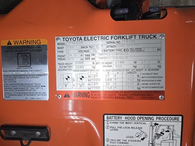 USED TOYOTA 7FBEU20