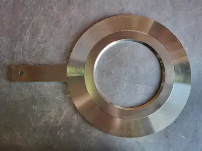 8" Paddle Orifice Plate Upstream 6.00"