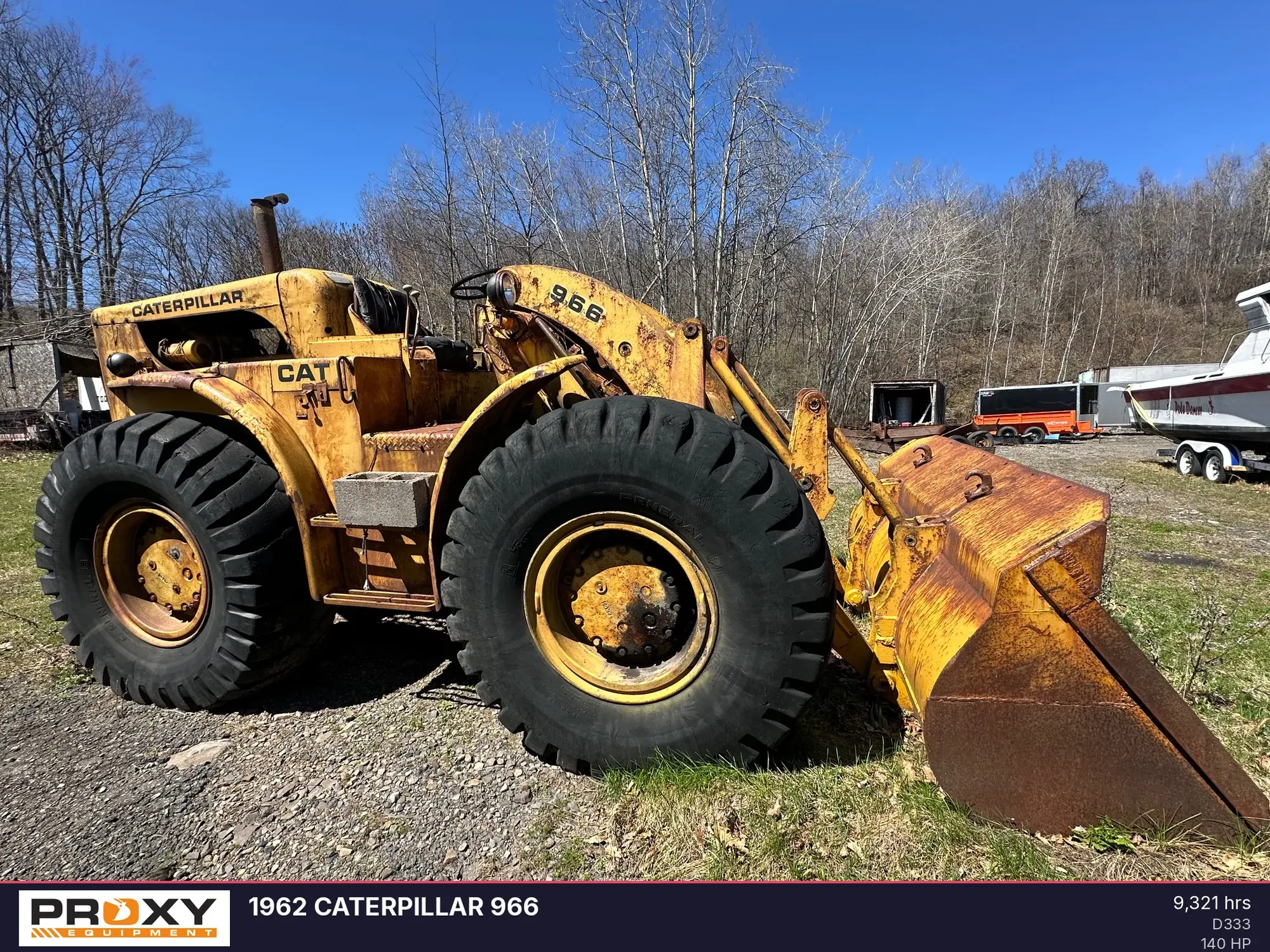 Used 1962 CATERPILLAR 966 Wheel Loaders Pennsylvania US | Proxy Equipment #1388625
