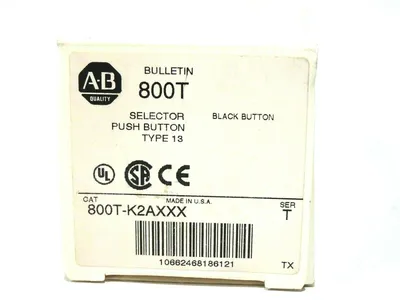 NEW ALLEN BRADLEY 800T-K2AXXX PUSH BUTTON SER.T 800TK2AXXX