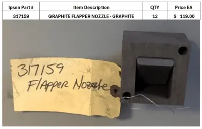 Item# M519 Ipsen “Titan” Vacuum Furnace Hot Zone Spare Parts (new)