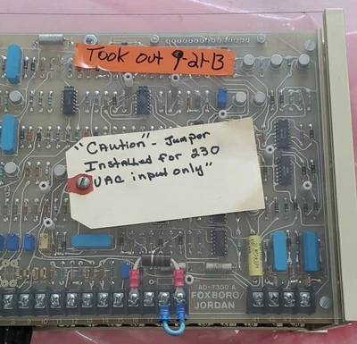 USED JORDAN CONTROLS AD-8540