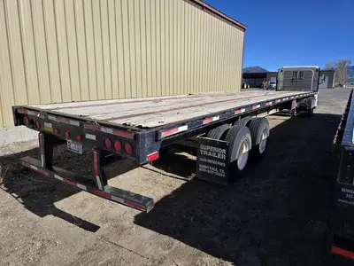 Used 2001 TRANSCRAFT 48' Flatbed Trailers Utah US | Berry Machinery #910873