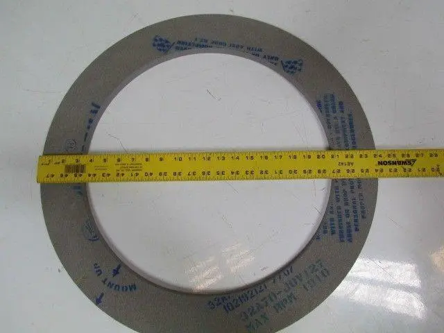 Norton 24X3/4X18"Grinding Wheel 32A70-J8V127Grain/Grade Max RPM1910Grey 70Grit