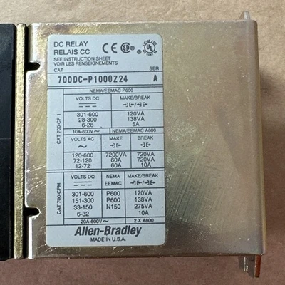 USED ALLEN BRADLEY 700DC-P1000Z24