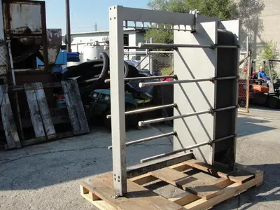 SPC7472  Heat Exchanger 549 sq.ft. Waukesha Cherry Burrell plate heat exchanger, Stainless Steel