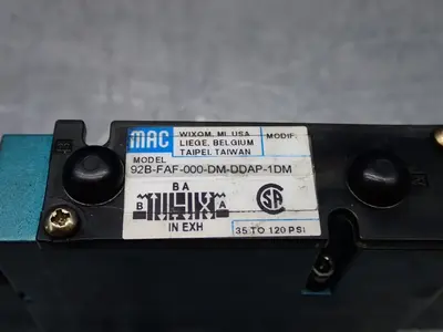 New | in-Stock MAC 92BFAF000DMDDAP1DM Valves/Fittings | HGR 24 #733067