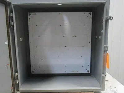 SCE 24H2410LP 24"x24"x10" Wall Mount Electrical JIC Enclosure w/Backplate