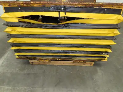 Econo Lift Pneumatic Tilt Table Tote Tipper 8000lbs 30° Degree 55 x 44" Top