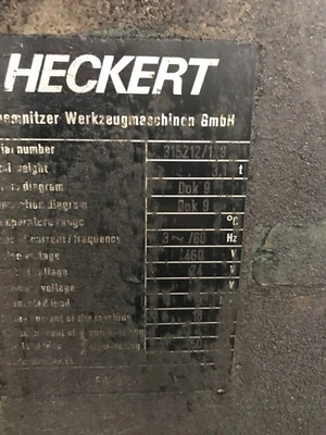 UD100390: Heckert 315S