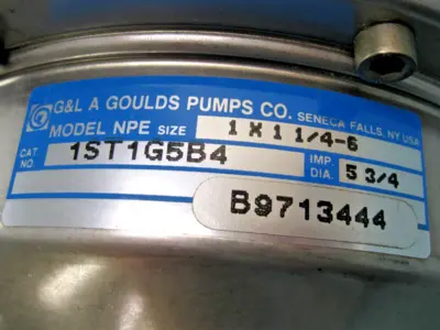 New | in-Stock Goulds 1ST1G5B4 Pumps New Hampshire US | Bitter End Trading #1452967