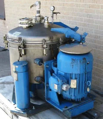 Western States EZ-300 30 x 18 perforate basket centrifuge, 316L SS.