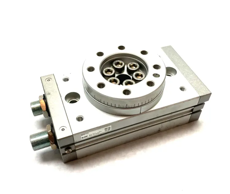 Used SMC ROTARY ACTUATOR TABLE, RACK & PINION TYPE, SIZE 100 Rotary Actuators | Maverick Industrial Sales #1105665