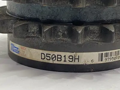 USED MARTIN DOUBLE ROLLER SPROCKET 19 TEETH 1" BORE
