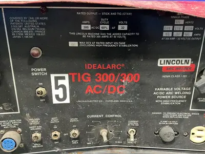Used LINCOLN ELECTRIC IDEALARC TIG 300/300 AC/DC Welding Machinery (Other) Ohio US | HGR 24 #1404390