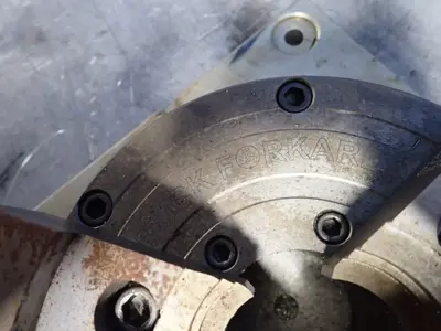 Buck Forward 8" 8" 3 Jaw Chuck