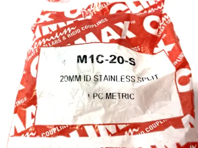 New | in-Stock Climax Metric One-Piece Shaft Collar, Stainless Steel, 20mm Clamps Michigan US | Maverick Industrial Sales #1401305