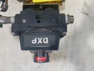 3" Fisher 8580 Butterfly Valve with Kinetrol actuator and DXP positioner New Storeroom Spare