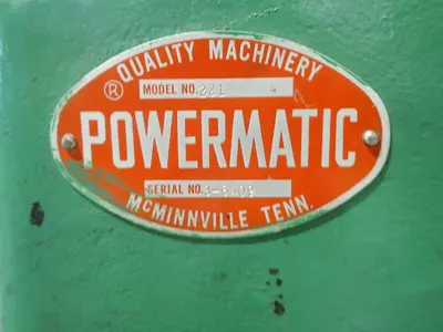 Used POWERMATIC 221 Woodworking Planers New York US | Martin's Woodworking Machinery #1399324
