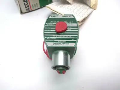 Used ASCO RED HAT II 240/60, 220/50 1/4 2W NC LO Solenoid Valves | Maverick Industrial Sales #1107140