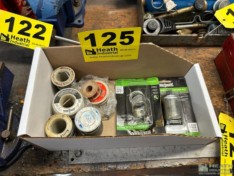 Used _UNKNOWN_ ASSORTED SOLDER Soldering Supplies Illinois US | Heath Industrial Auction Services #1379572