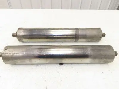 Hytrol 2.5" Snub Idler Roller 18" Hytrol Conveyor 15"BF 11/16" Hex Lot of 2