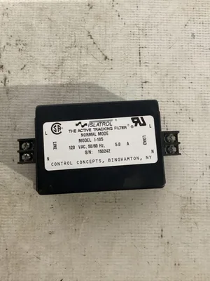 Control Concepts Islatrol Tracking Filter; I-105