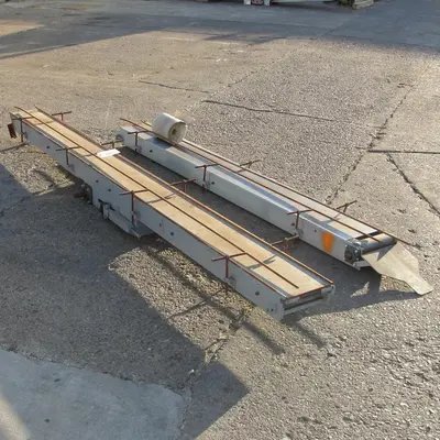 SPC6476  Conveyor belt conveyor CS, 8" wide x 210" long