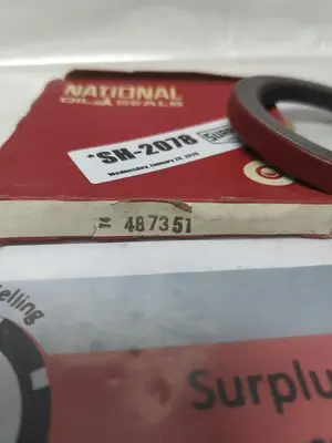 New | in-Stock NATIONAL OIL SEALS 487351 Pump & Valve Parts | Surplus Asset Holdings #1216411