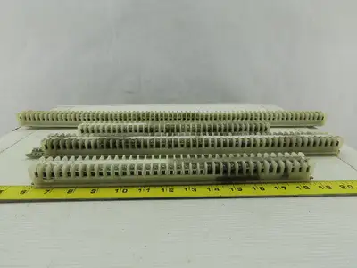 Allen Bradley 1492-F DIN Rail Mount Terminal Block On 4 DIN Rail Lot of 189