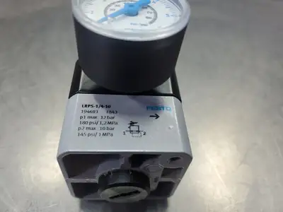 FESTO LRPS-1/4-10 PRECISION PRESSURE REGULATOR. 6D-18