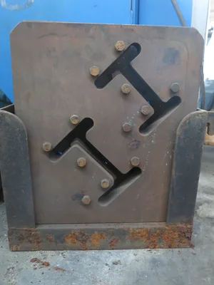 Peddinghaus 210/20 Mechanical Ironworker Heavy Capacity w/ Channel & I-Beam Dies
