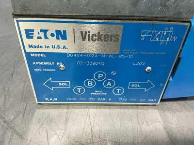 Used VICKERS DG4V4012AMWLB510 Miscellaneous MRO Ohio US | HGR 24 #1548077
