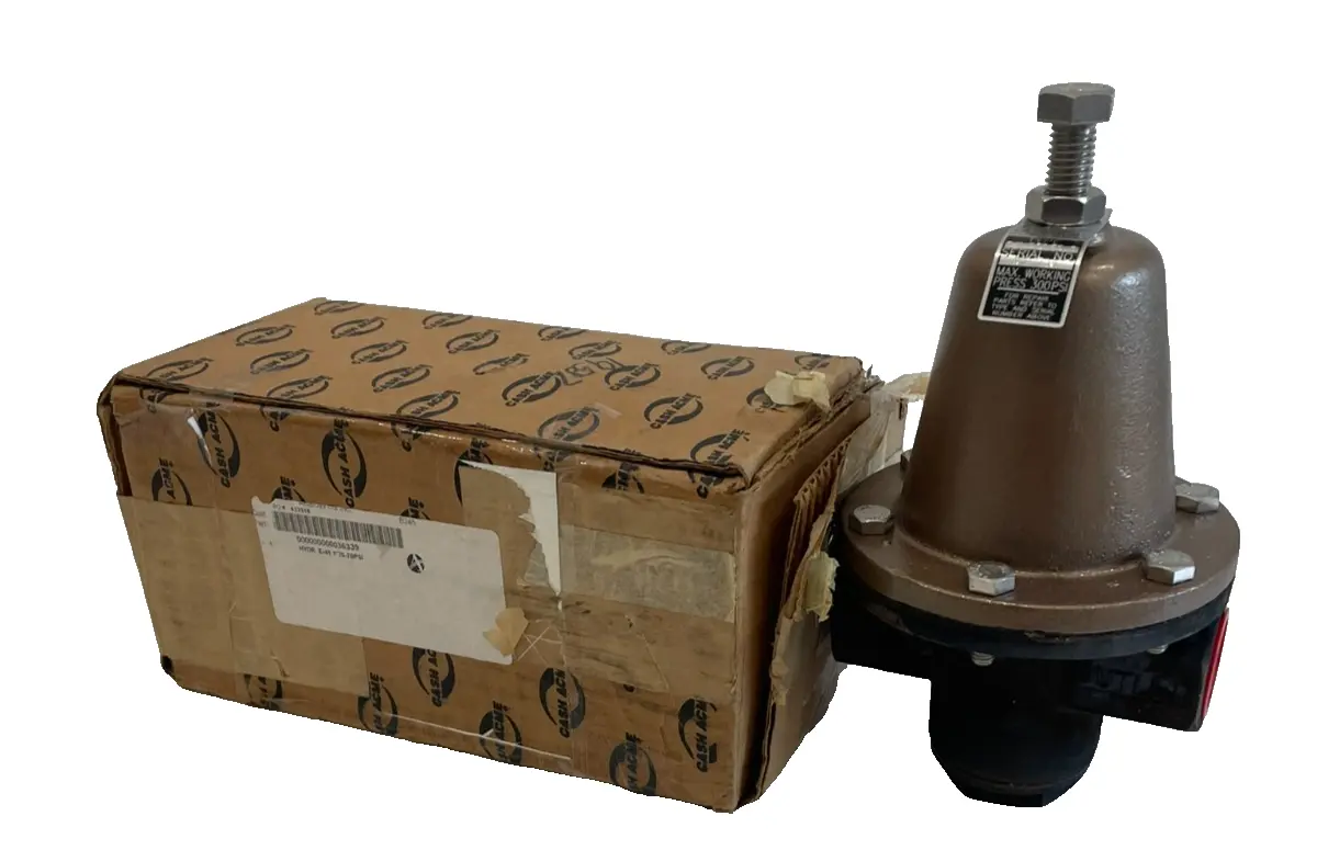 NEW CASH VALVE E-41 PRESSURE REGULATOR 1 NPT 20-70 PSIG SER. 3 E41