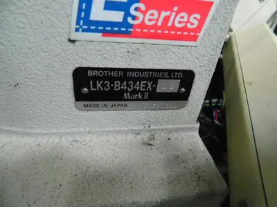 Used JUKI, BROTHER LK-1900 LK3-B434EX Sewing Equipment Texas US | Aucto #1461183