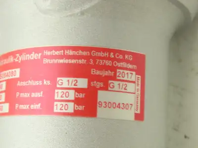 New | in-Stock HANCHEN _UNKNOWN_ Hydraulic Cylinders | Arrow Industrial #611177