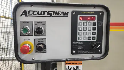 Used 2022 ACCUSHEAR 650010 Power Squaring Shears (Inch) Illinois US | Revelation Machinery #1445864