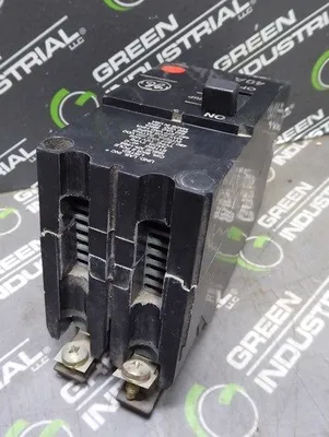 General Electric XR-1565 TEYM02 2 Pole Circuit Breaker 40 Amps 480/277VAC Used