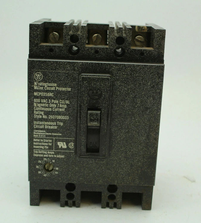 Used Westinghouse MCP0358RC Circuit Breakers California US | Davliegogo LLC #1705249