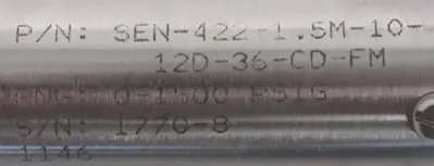 NEW SENSONETICS SEN-422-1.5M-10-12D-36-CD-FM PRESSURE TRANSDUCER 0-1500PSI