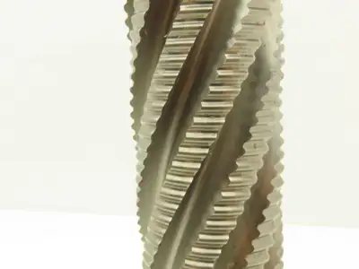 Putnam Tool 97126 Fluted Coarse Pitch Knuckle Rougher End Mill 2" Dia x 8" Flute