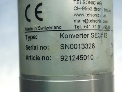 USED TELSONIC ULTRASONICS 921245010