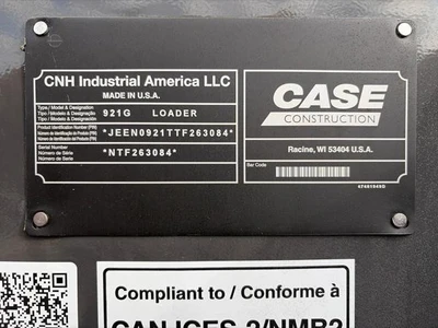 New | in-Stock 2026 CASE 921G Wheel Loaders Maine US | Beauregard Equipment #1511188