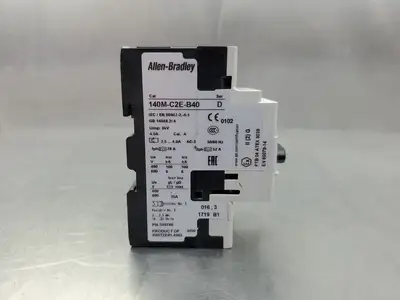 USED Allen-Bradley 140M-C2E-B40 Ser D Motor Protection Circuit Breaker, 4A