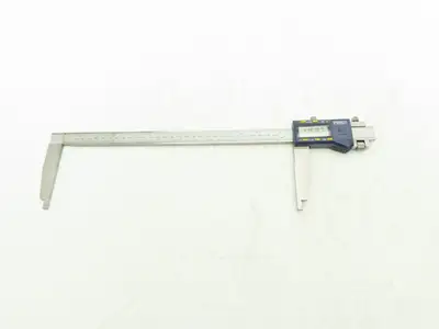 Fowler 54-100-312-0 Xtra-Range Digital Caliper 12" 300mm Nib Jaws *Cracked Glass