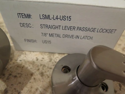 NEW PASSAGE LOCKSET Does Not Apply