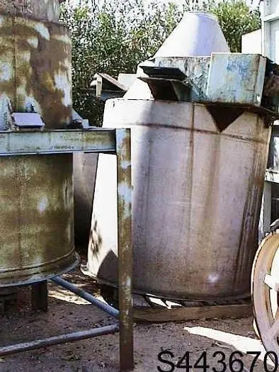 Hopper, 100 CF, S/st, Live Btm, Vibratory, #S443670